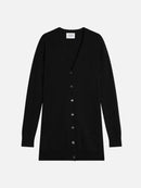 Cardigan Col V - Cimet - Noir