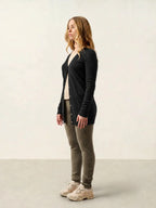 V-Neck Cardigan - Cimet - Black