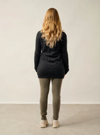 V-Neck Cardigan - Cimet - Black
