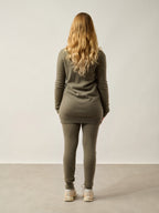 Cardigan Col V Cimet - Army