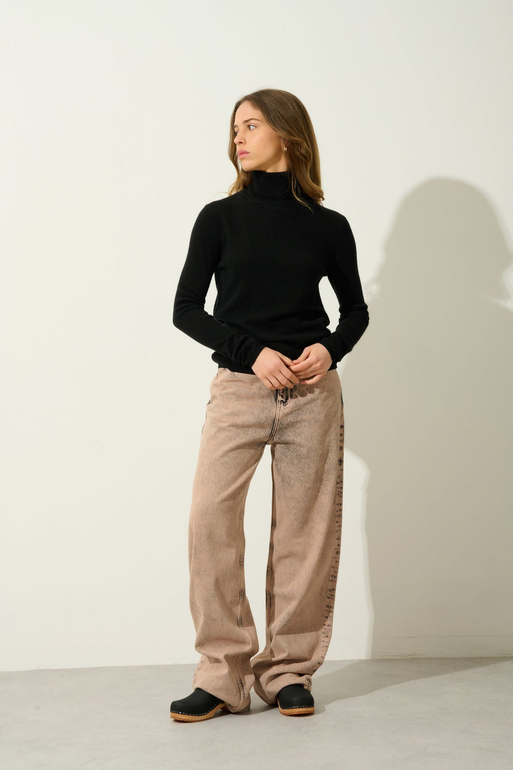Jersey Cuello Vuelto - Bise - Negro
