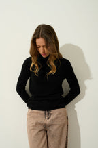 Jersey Cuello Vuelto - Bise - Negro