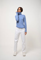 Roll-Neck Jumper - Bise - Sky