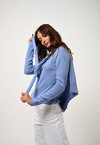 Roll-Neck Jumper - Bise - Sky