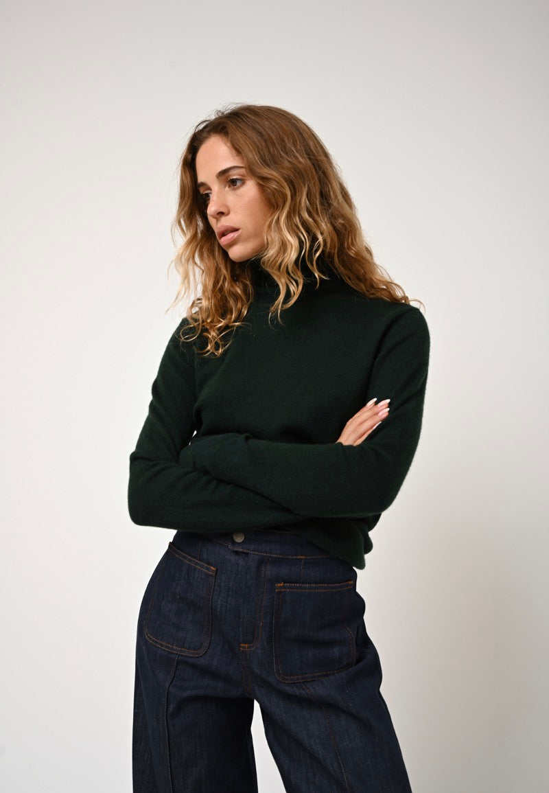 Jersey de Cuello Vuelto - Bise - Ciprés