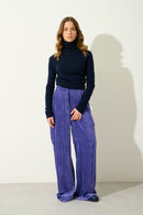 Pull Col Roulé - Bise - Navy