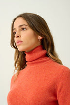 Jersey de Cuello Vuelto - Bise - Naranja Jaspeado
