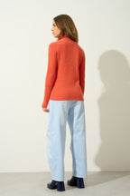 Jersey de Cuello Vuelto - Bise - Naranja Jaspeado