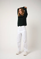 Boat Neck Sweater - Criou - Cypress