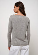 Jersey con cuello barco - Criou - Cloud Heather