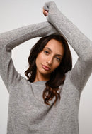 Jersey con cuello barco - Criou - Cloud Heather