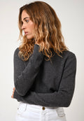 Jersey Cuello Barco - Criou - Antracita Jaspeado