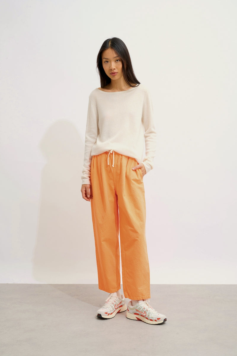 Pull Col Bateau - Criou - Ivoire