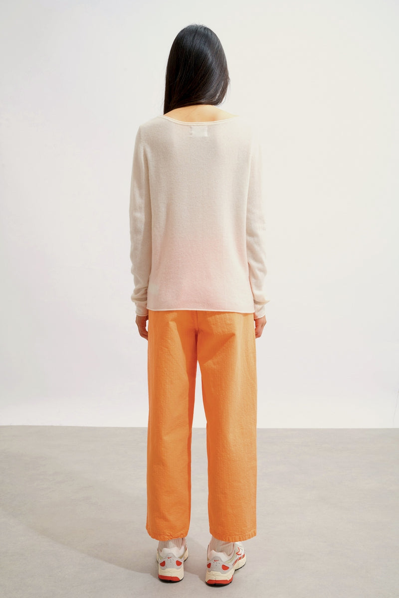 Pull Col Bateau - Criou - Ivoire