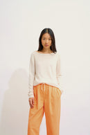 Pull Col Bateau - Criou - Ivoire