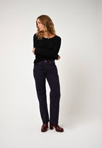 Pull Col Bateau - Lanfon - Noir