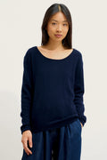Boat-Neck Jumper - Lanfon - Navy