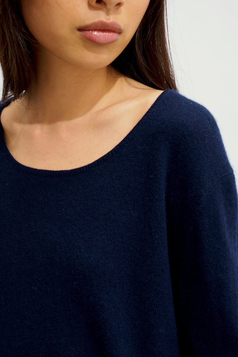 Pull Col Bateau - Lanfon - Navy