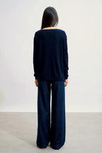 Pull Col Bateau - Lanfon - Navy