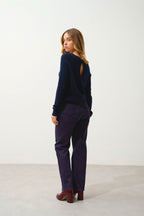 Pull Col Bateau Goutte Dos - Dibona - Navy