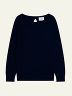 Pull Col Bateau Goutte Dos - Dibona - Navy
