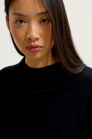 Round Neck Sweater - Ecrin - Black