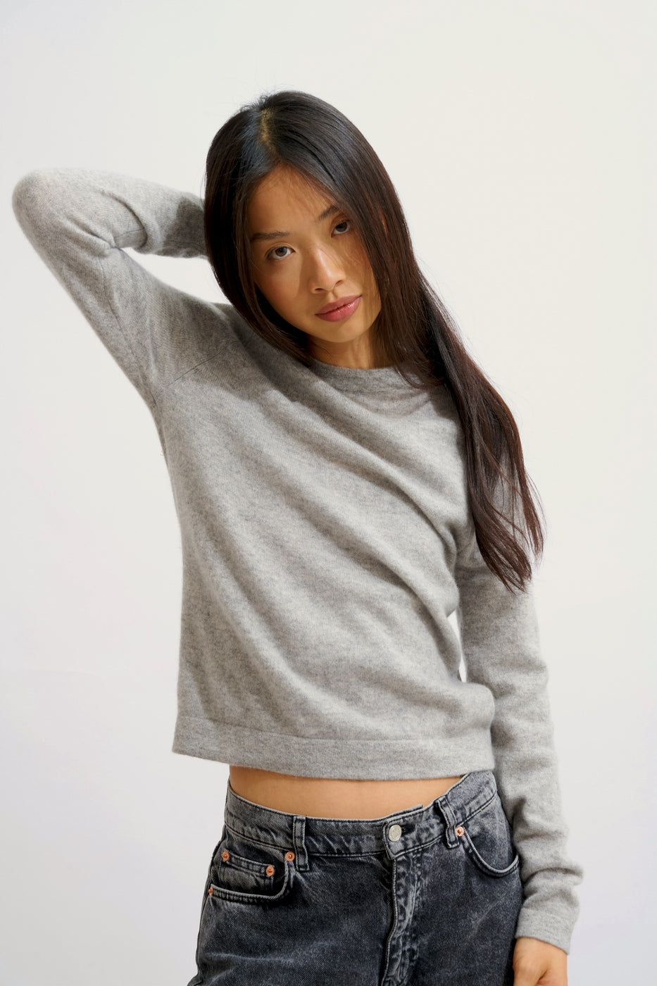 Jersey Cuello Redondo - Ecrin - Nube Jaspeado