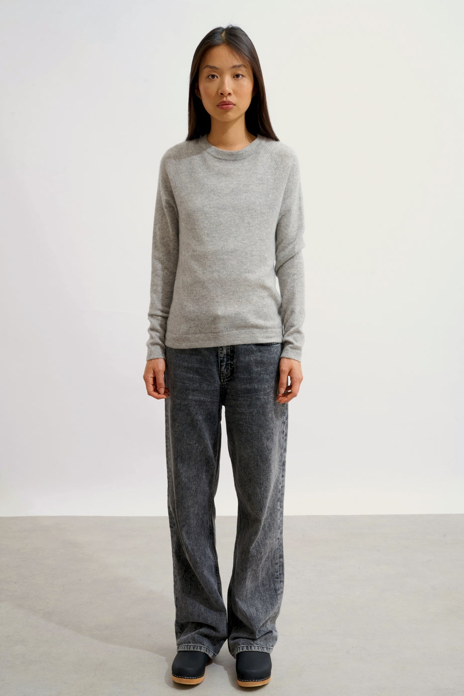 Jersey Cuello Redondo - Ecrin - Nube Jaspeado
