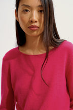 Jersey Cuello Redondo - Epéna - Fucsia
