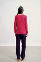 Jersey Cuello Redondo - Epéna - Fucsia