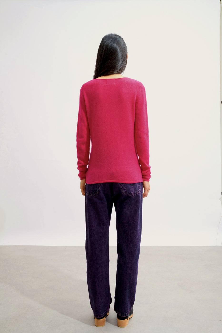 Jersey Cuello Redondo - Epéna - Fucsia