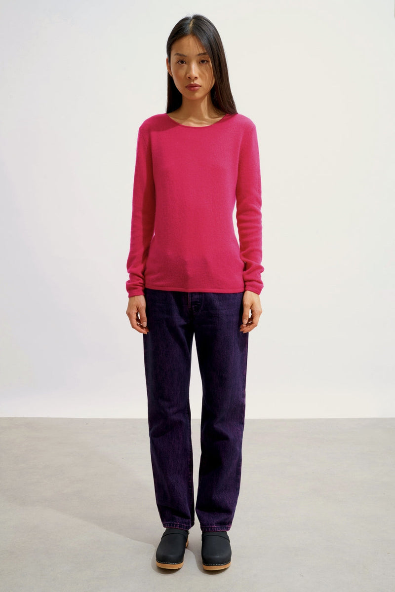 Jersey Cuello Redondo - Epéna - Fucsia