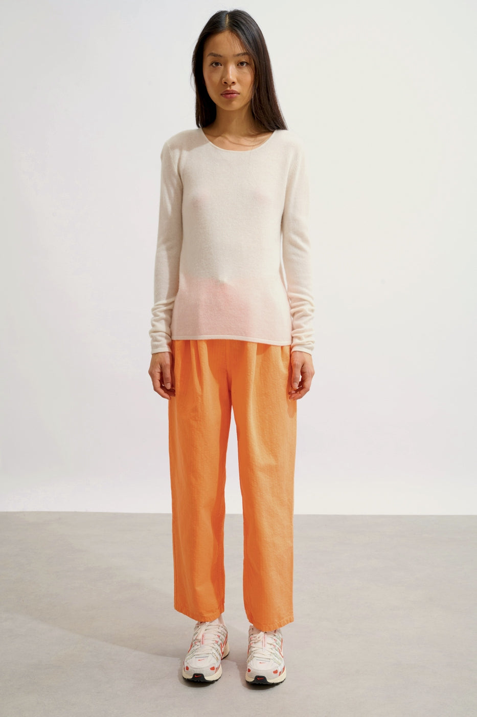 Round Neck Jumper - Epéna - Ivory