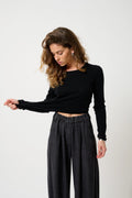 Jersey Cuello Redondo - Epéna - Negro