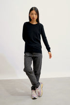 Jersey Cuello Redondo - Etret - Negro