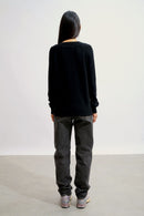Pull Col Rond - Etret - Noir