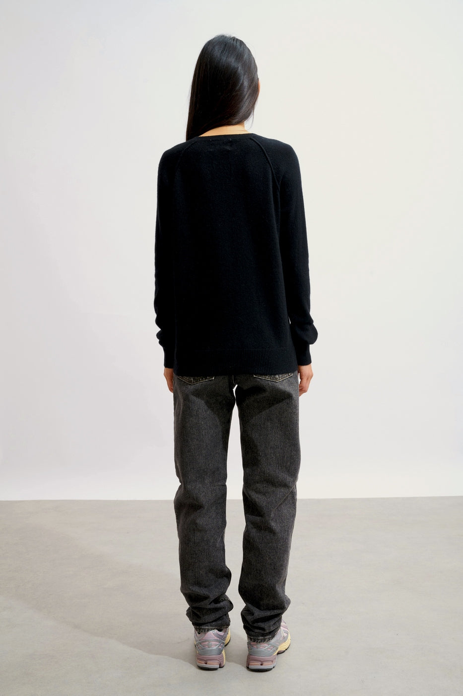 Jersey Cuello Redondo - Etret - Negro