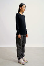 Jersey Cuello Redondo - Etret - Negro