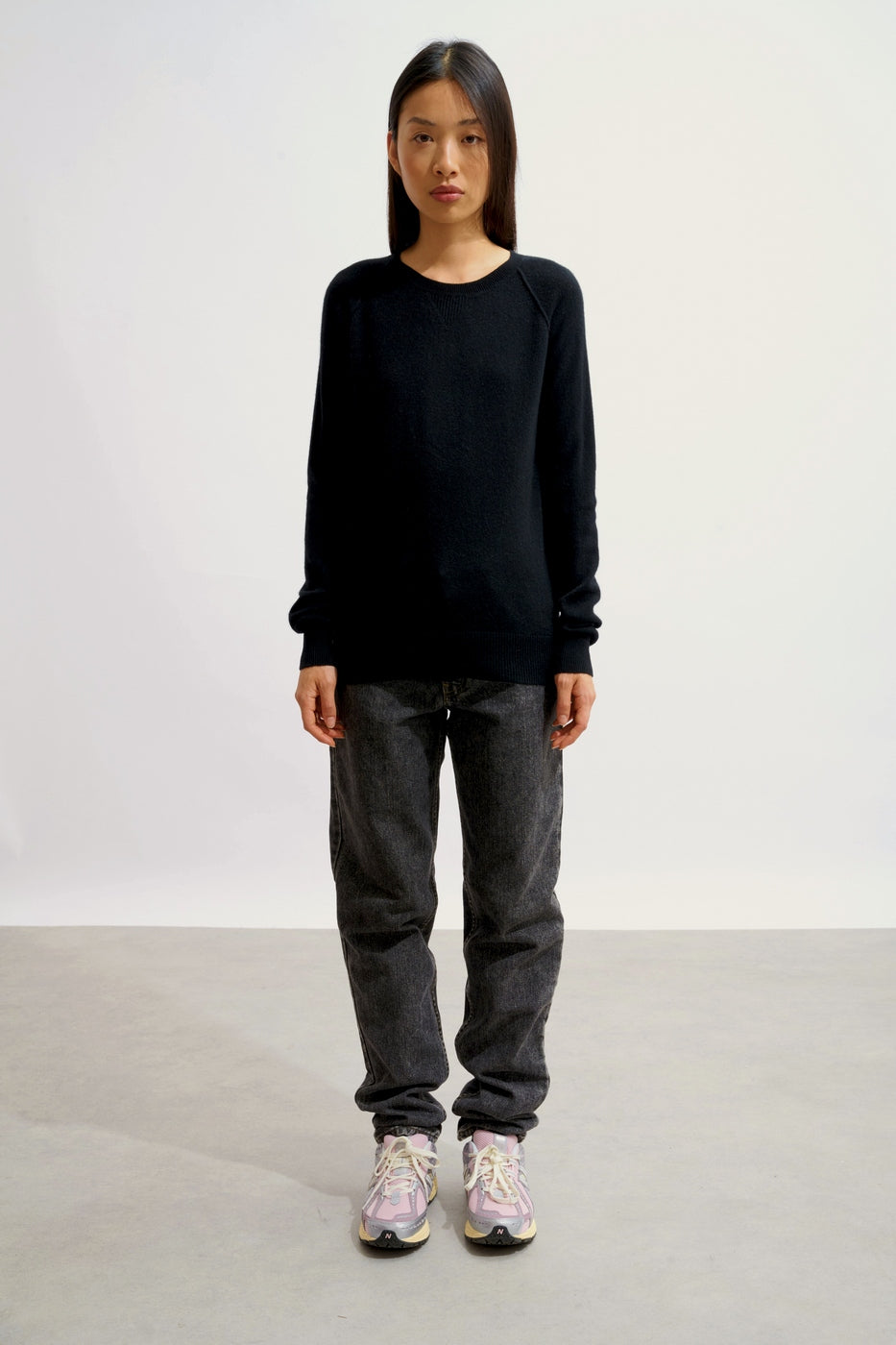 Jersey Cuello Redondo - Etret - Negro