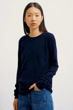 Pull Col Rond - Etret - Navy