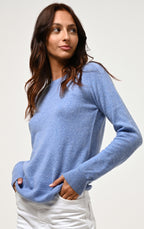 Pull Col Rond - Etret - Bleu