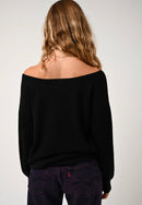 Pull Col Rond - Faraut - Noir
