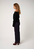 Pull Col Rond - Faraut - Noir