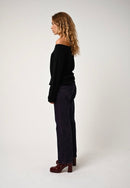 Pull Col Rond - Faraut - Noir