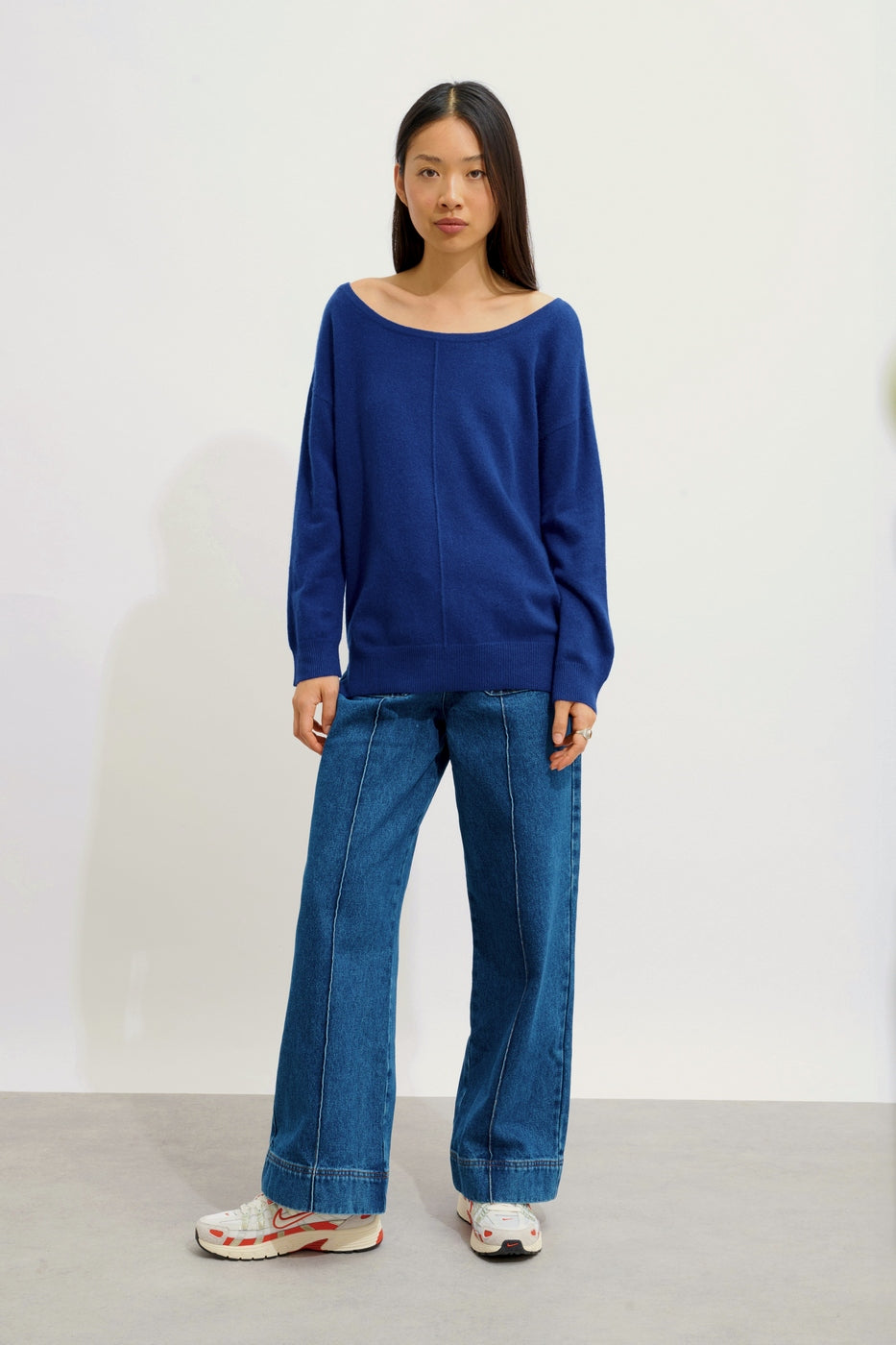Round Neck Jumper - Faraut - Ultramarine