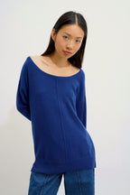 Round Neck Jumper - Faraut - Ultramarine