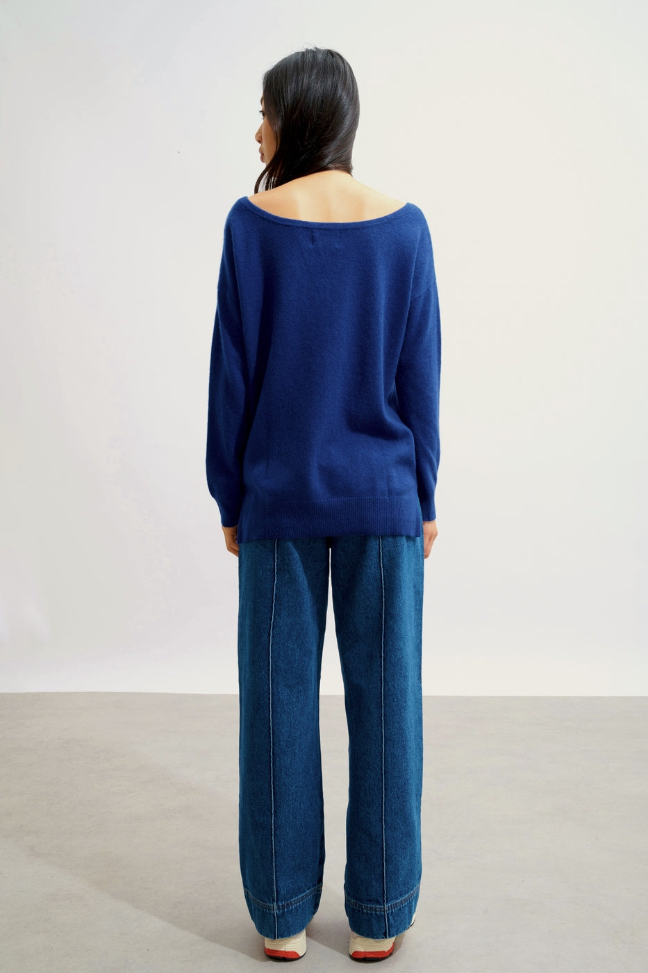 Round Neck Jumper - Faraut - Ultramarine