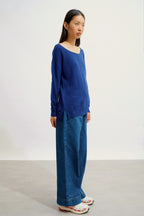 Round Neck Jumper - Faraut - Ultramarine