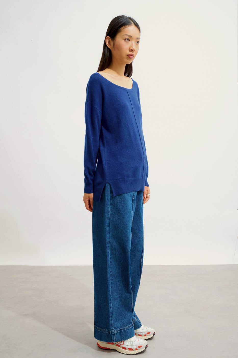 Round Neck Jumper - Faraut - Ultramarine