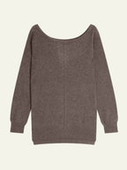 Pull Col Rond - Faraut - Taupe Chiné